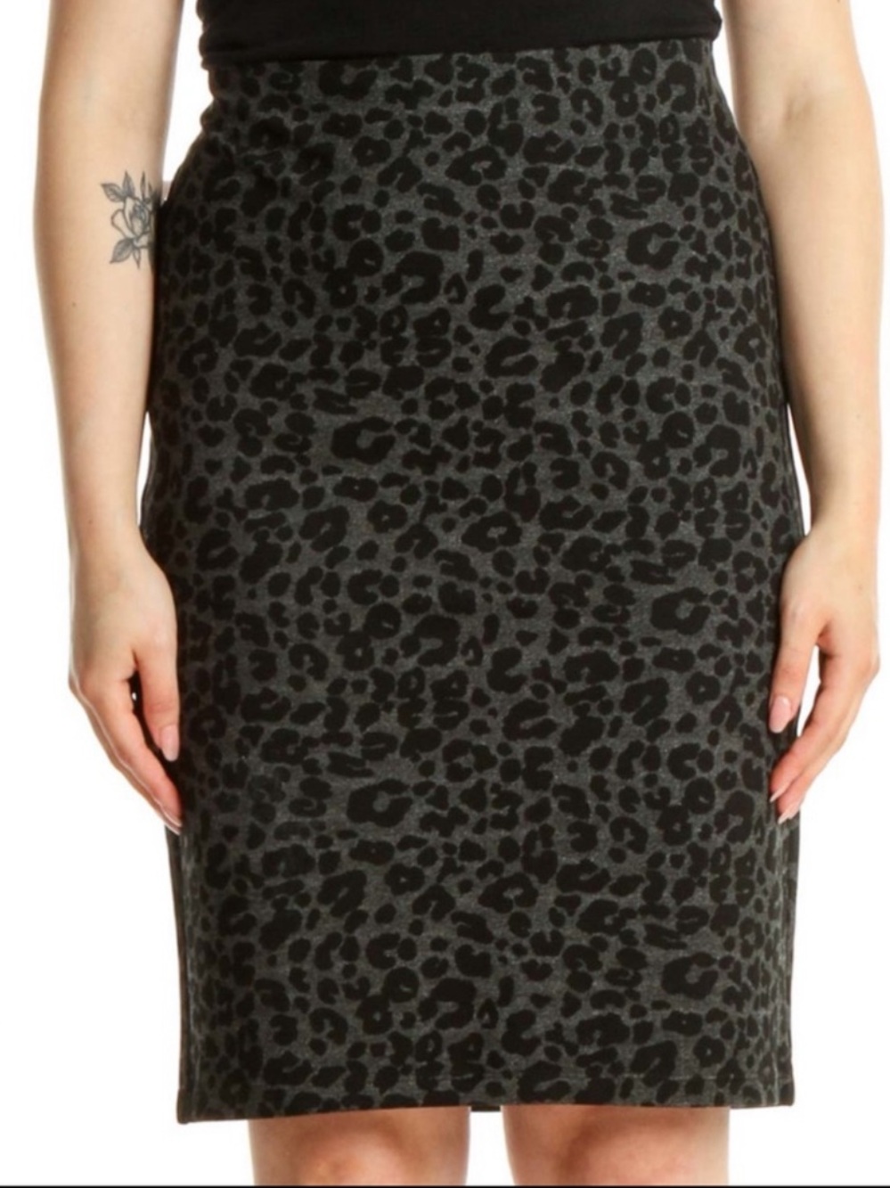 NWT Ann Taylor Loft Animal Print Ponte Pencil Skirt